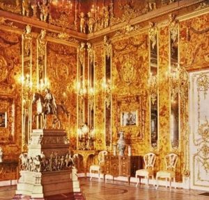 اتاق کهربا در کاخ کاترین روسیه
