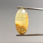نگین کلسیت طبیعی دورنگ 250502