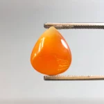 نگین کارنلین اصلی اشکی 250497