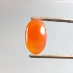 نگین کارنلین بیضی خوشرنگ 250498