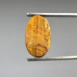 سنگ چشم ببر (تایگر آی) طبیعی بیضی 250936
