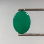 نگین عقیق معدنی بارنگ سبز بهسازی 251260