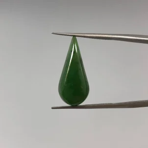 نگین یشم اصل نفریت سبز پررنگ 251216